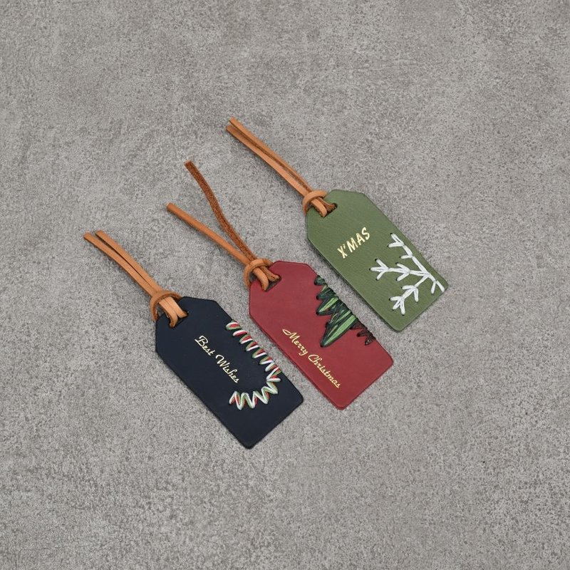 真皮書籤 聖誕限量 送禮 手作皮革體驗 台中審計店 - 皮件/皮革 - 真皮 