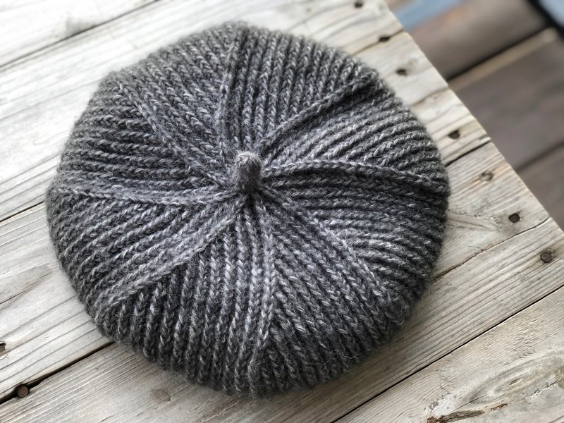 star anise. Grey and White Bud Hat - Hats & Caps - Wool Gray