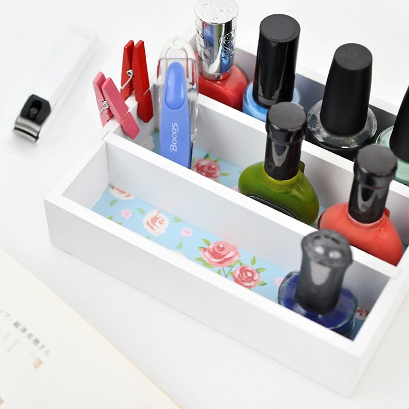 【Double Q】Yangcai Fashion Multi-purpose Box (Large Three Compartments) - All Three Styles - กล่องเก็บของ - ไม้ 