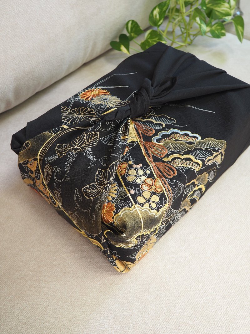 Furoshiki/Scarf/wrapping/kimono - ผ้าพันคอ - วัสดุอื่นๆ สีดำ