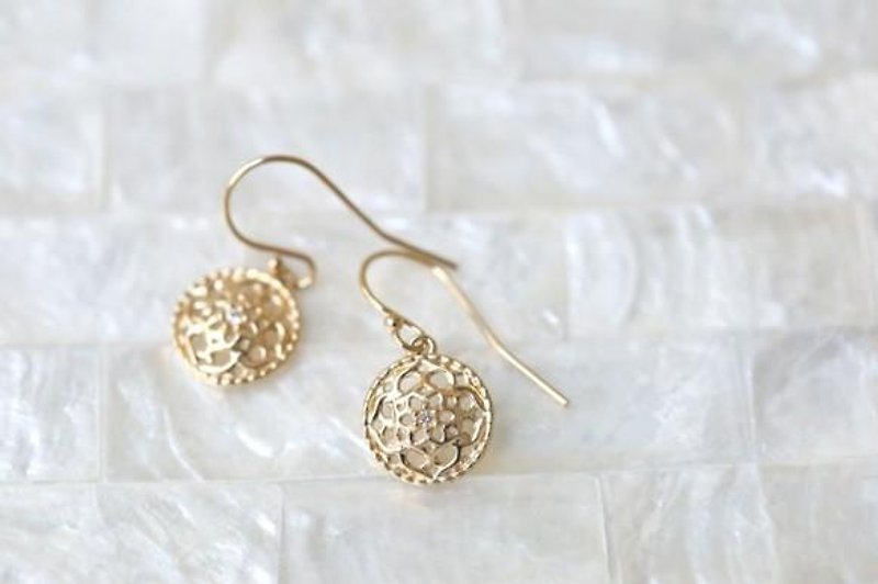 [Made to order] - Earrings & Clip-ons - Other Metals Gold