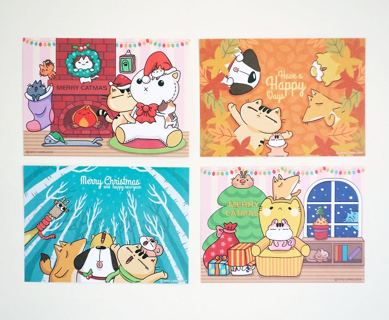 Christmas Value Pack _ postcards three groups of 12 - การ์ด/โปสการ์ด - กระดาษ 