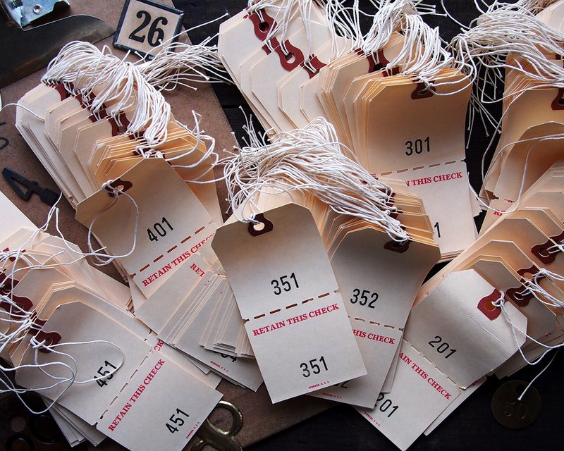 荷物タグ　3P - 便條紙/便利貼 - 紙 橘色