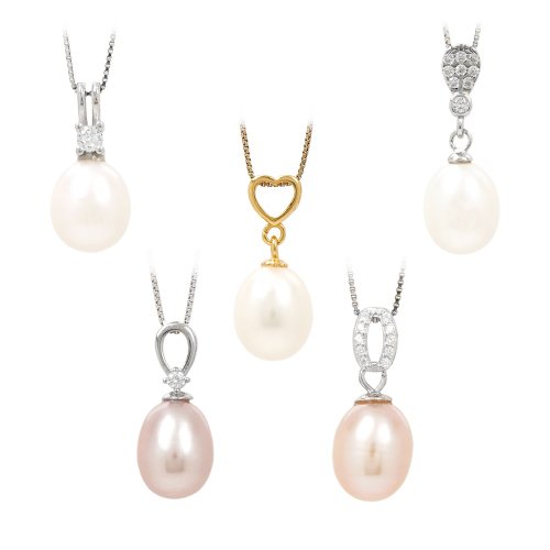 正佳珠寶 Gemsrich Jewelry 【正佳珠寶】天然淡水珍珠 頂級梨型 白珍珠 粉珍珠 紫珍珠