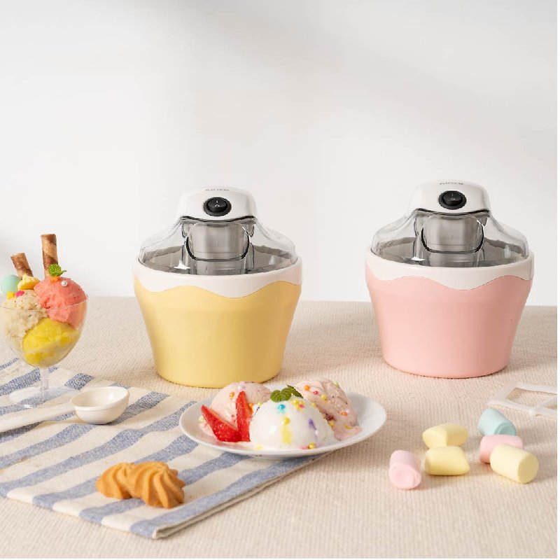 KINYO DIY automatic ice cream machine ICE-33 - เครื่องใช้ไฟฟ้าในครัว - พลาสติก สึชมพู