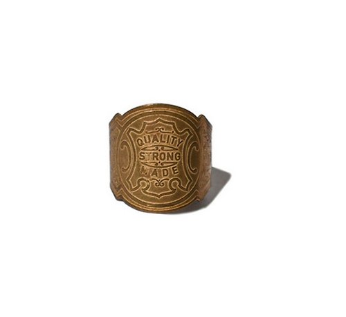 Goodforit Glad Hand Quality Made Brass Cigar Tag Ring黃銅戒指/領巾環