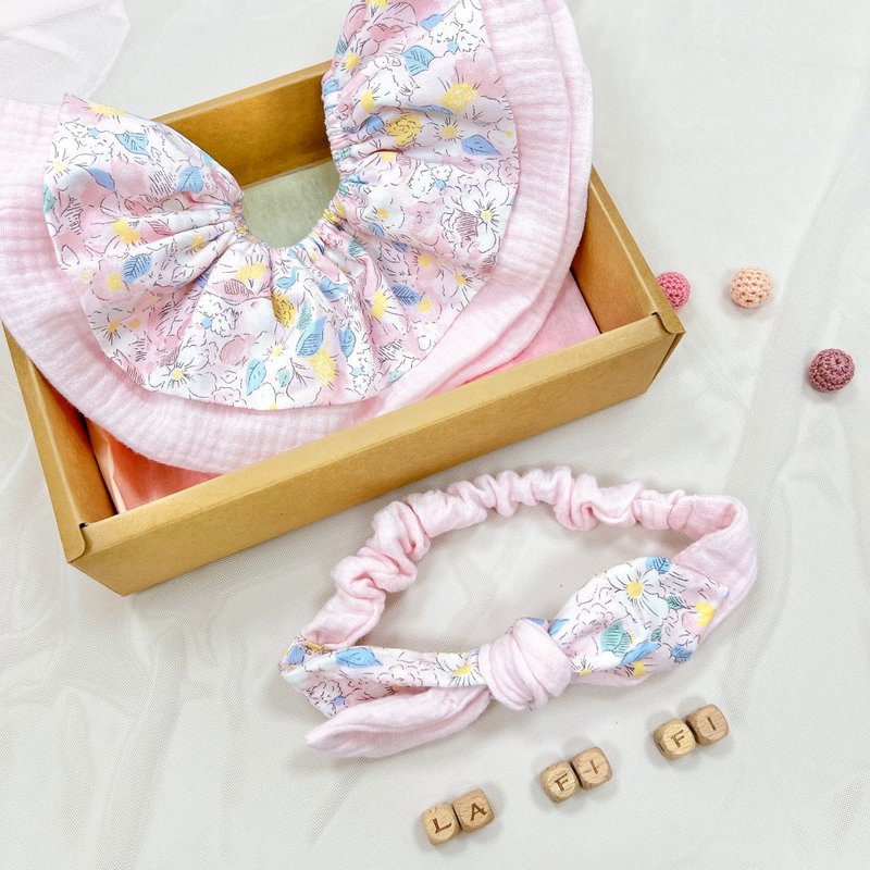 Butterfly Baby Full-Month Shower Gift Box - Baby Gift Sets - Cotton & Hemp Pink