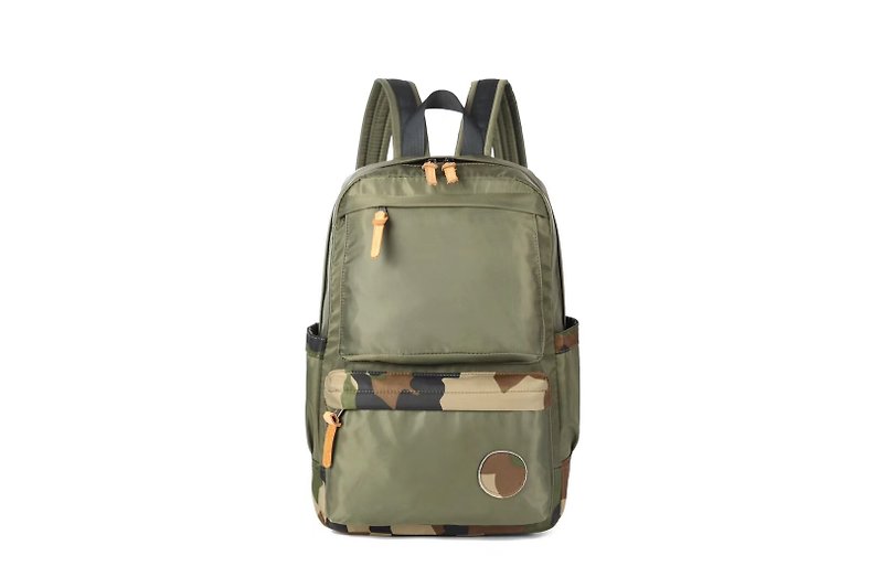 Classic large-capacity camouflage backpack/travel backpack/student schoolbag unisex-multicolor optional - Backpacks - Waterproof Material Green