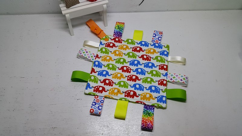 Color appease towel elephant - Kids' Toys - Cotton & Hemp Multicolor