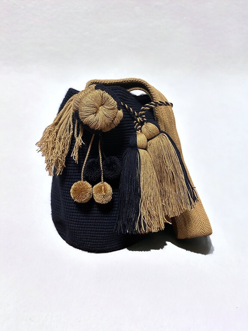 コロンビアのワユー手織りバッグ - ショルダーバッグ - コットン・麻 多色