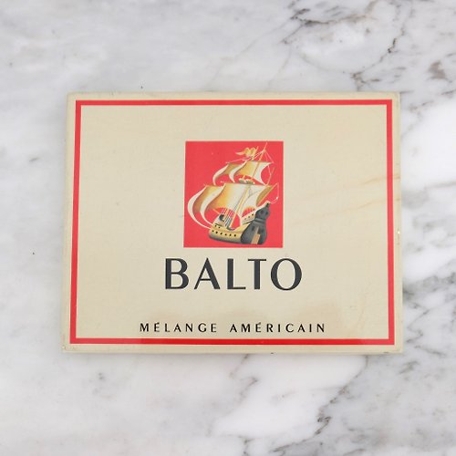 Chez Mamie 外婆家 法國復古BALTO鐵煙盒