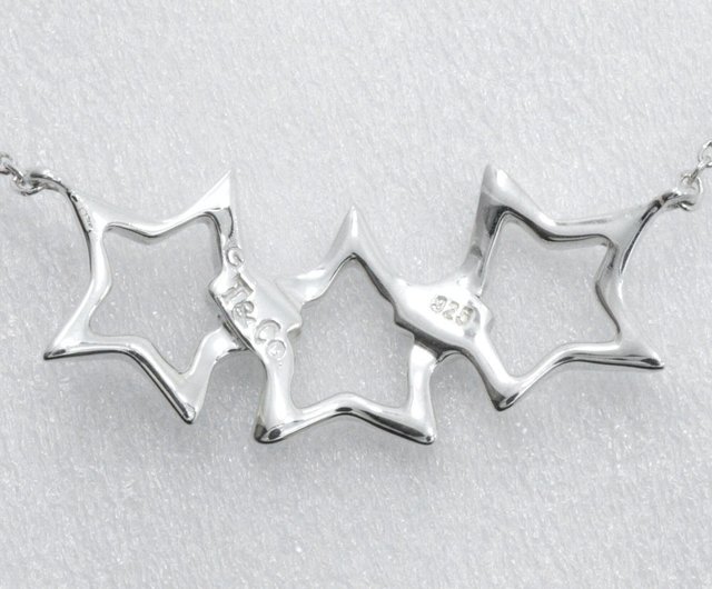 日本直送】ティファニーTIFFANY&Co. トリプルスターネックレス