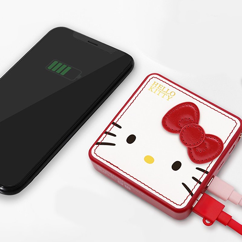 Other Metals Chargers & Cables - GARMMA Hello Kitty PD Fast Charge Power Bank Classic Red