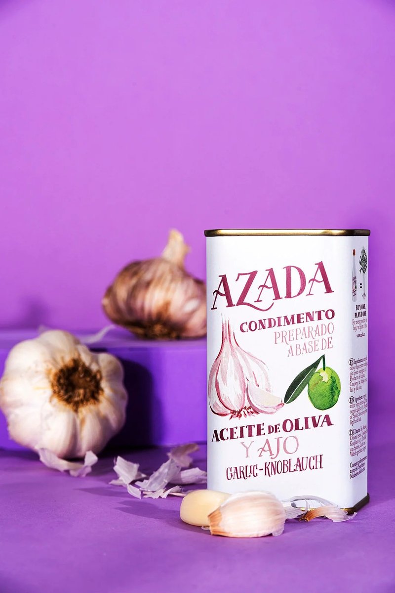 AZADA 亞查達 天然蒜香風味 特級初榨橄欖油 - 醬料/調味料 - 新鮮食材 