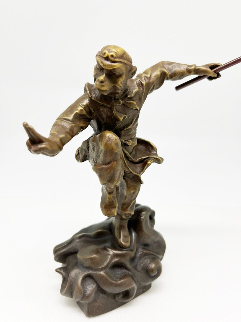 洪福齊天 - 擺飾/家飾品 - 銅/黃銅 咖啡色