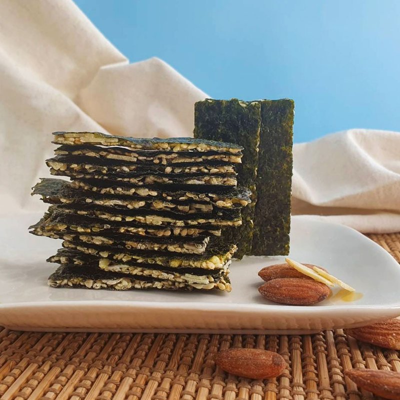 【幸運紫娃】海苔杏仁脆片 - 零食/點心 - 其他材質 
