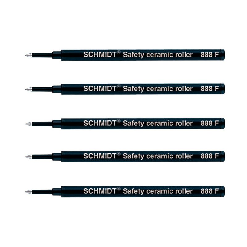 5 ball pen refills (SCHMIDT brand from Germany) black - ไส้ปากกาโรลเลอร์บอล - วัสดุอื่นๆ สีดำ