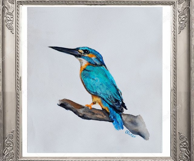 絵　絵画　動物　鳥　アクリル画　アート　インテリア　雑貨　おしゃれ　かわいい　鳥 9ceaacc9cb8baad672a7ac30432efd