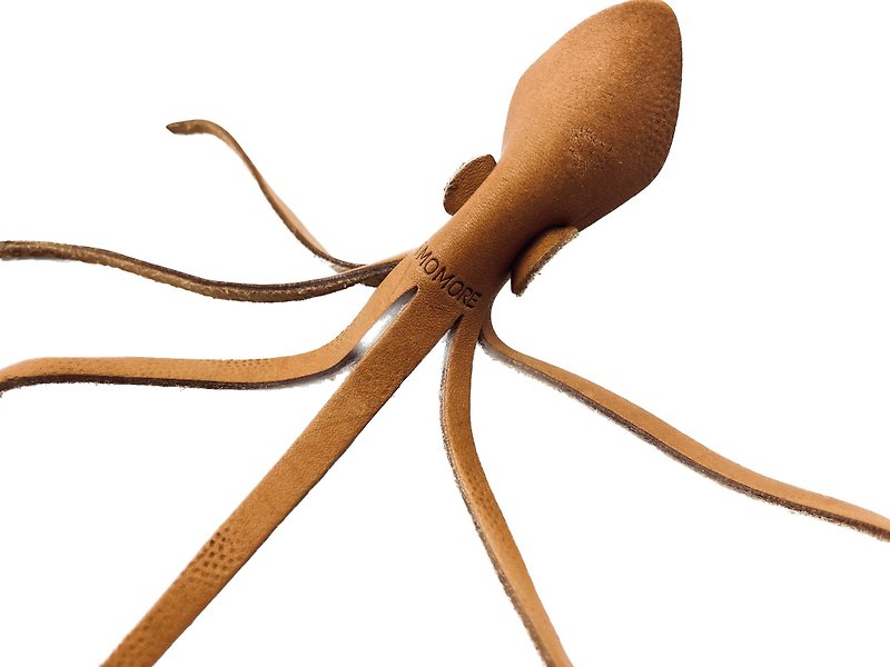 leather squid - Pet Toys - Genuine Leather Khaki