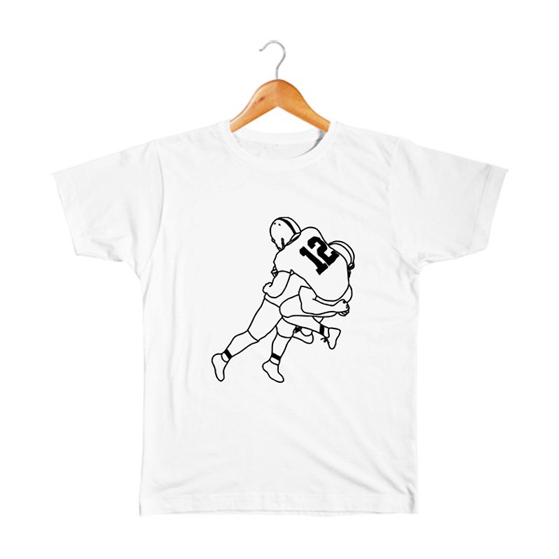 アメフト #5 キッズTシャツ - トップス・Tシャツ - コットン・麻 ホワイト
