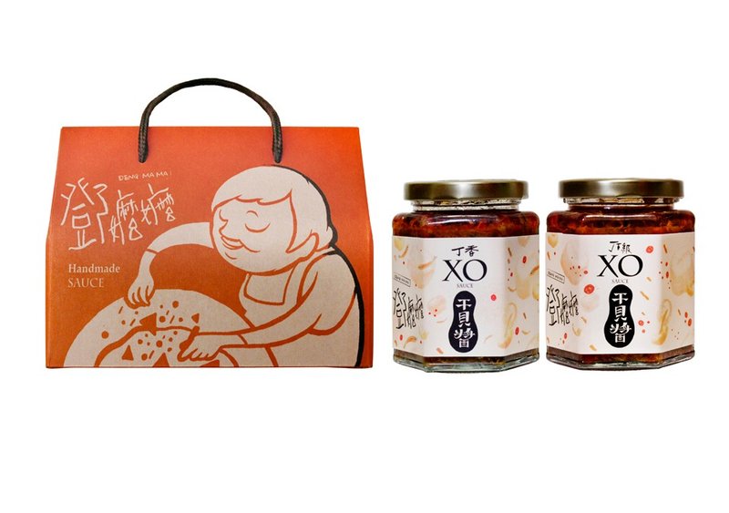 鄧嬤嬤 XO干貝醬/最佳伴手禮/嚐鮮六入組 - 醬料/調味料 - 新鮮食材 多色