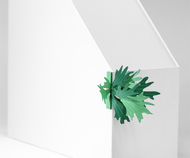 立体植物ステッカー】ビカクシダ(605016)FingerART切り絵 立体植物ステッカー】ビカクシダ(605016)FingerART切り絵