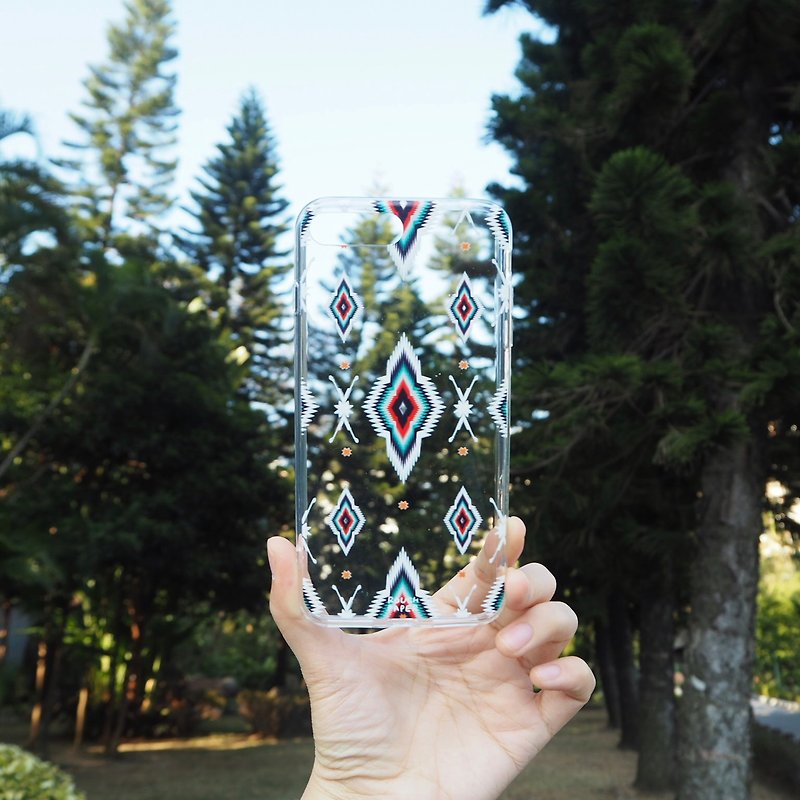 Tribal diamond 民族圖騰 | 透明軟殼 | 手機殼 - 手機殼/手機套 - 塑膠 