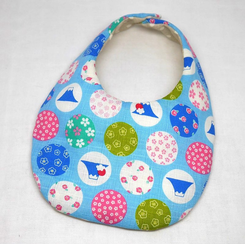 Japanese Handmade Baby Bib - Bibs - Cotton & Hemp Blue