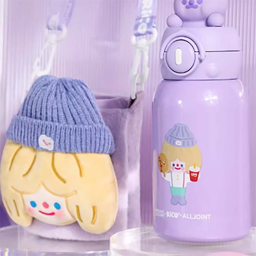 Free Shipping] Thermos Cup Girls Cute Straw 316 Stainless Steel Children's  Water Cup ALL-JOINT - Shop All Joint Teapots & Teacups - Pinkoi