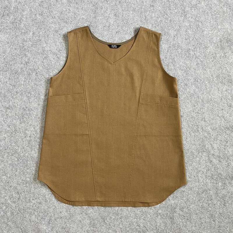 mustard vest - Women's Vests - Cotton & Hemp Yellow