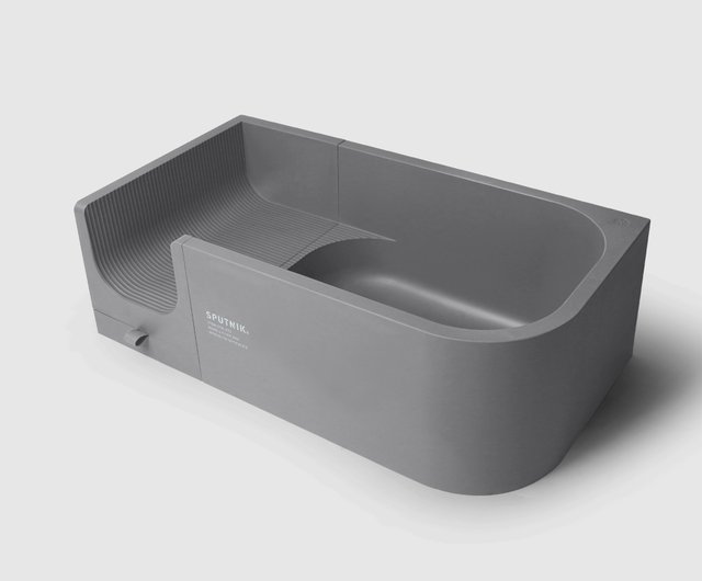 猫用トイレ SPUTNIK Functional Cat Litter Box-グレー - ショップ sputnik