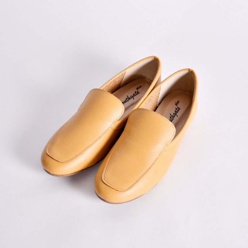 jane mango yellow/leather loafers - Women's Casual Shoes - Genuine Leather Yellow