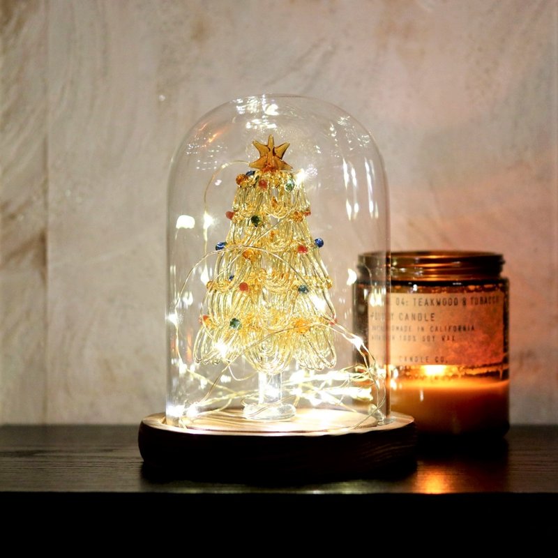 Sparkling Star [Glass Golden Christmas Tree] is all handmade and is only available for subway delivery - Items for Display - Glass Gold