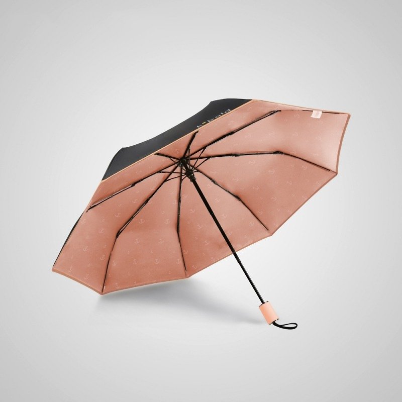 [ドイツのコボルド]アンチUV回転バレエシリーズ-超軽量-隠し傘ビーズ-日よけと日焼け止め3つ折り傘-氷の結晶粉末 - 傘・雨具 - その他の素材 ピンク
