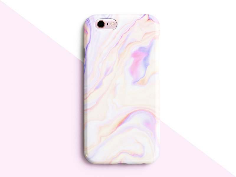 Marble art /pink Phone case - Tablet & Laptop Cases - Plastic Pink