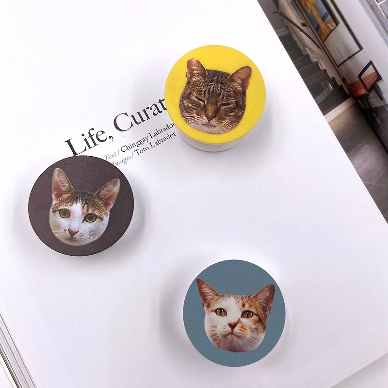 Customized | Mobile Phone Airbag Telescopic Bracket / Practical Goods / Pet Portrait - Phone Accessories - Other Materials 