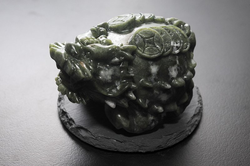 墨玉龍龜 礦石/靈修/開運/招財/破煞/防小人 - 擺飾/家飾品 - 寶石 