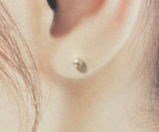 クレージュ ベルパールピアス 18金 K18 GOLD SHELL PEARL】18金