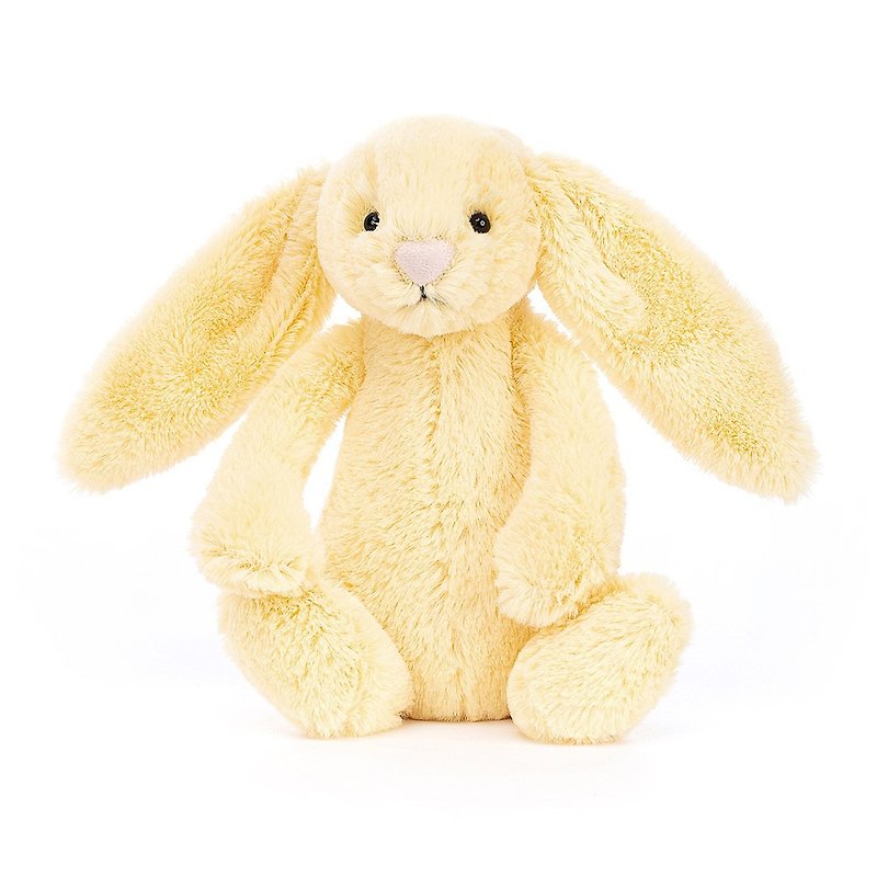 Bashful Lemon Bunny 18cm - Stuffed Dolls & Figurines - Polyester Yellow