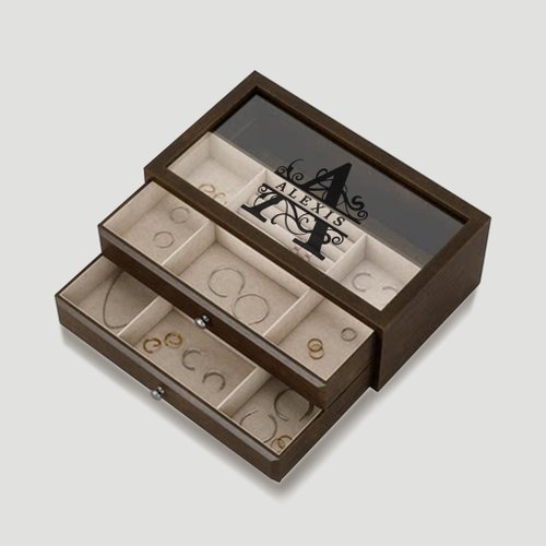 日日印 【創意禮物】歐式復古首飾盒定製 高檔手錶多層大容量收納盒定製