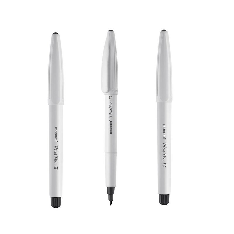 Monami-0.4mm retro shell pen 3 into the group - Angel White, MNM85954B - อุปกรณ์เขียนอื่นๆ - พลาสติก ขาว