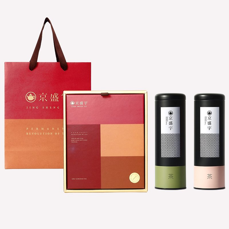 Golden Happy Gathering·Tea Gift Box-Light Roasted Frozen Top Oolong + Honey Fragrant Royal Concubine - ชา - อาหารสด หลากหลายสี