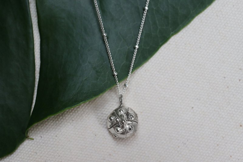 Big fruit sterling silver necklace - สร้อยคอ - เงินแท้ สีเงิน