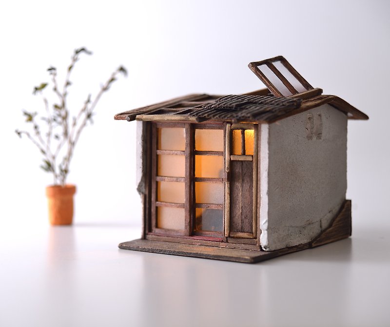 Old House Creation-Broken House Shop (customized) - Items for Display - Cement Brown