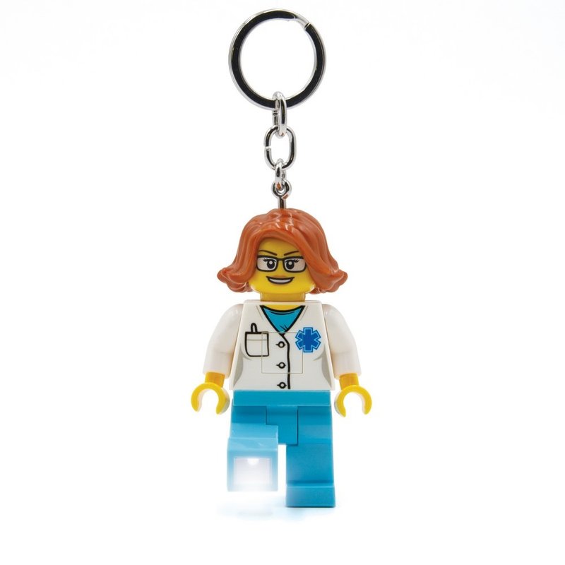 LEGO 樂高城市系列女醫生鑰匙圈燈 - 鑰匙圈/鑰匙包 - 其他材質 