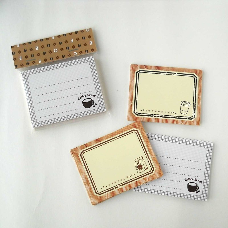 Mini memo set / 90 sheets - Cards & Postcards - Paper Brown