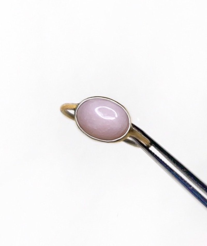 Pinkoi Proxy Purchase -  Unique Pink Opal statement ring / Made to order - General Rings - Gemstone 