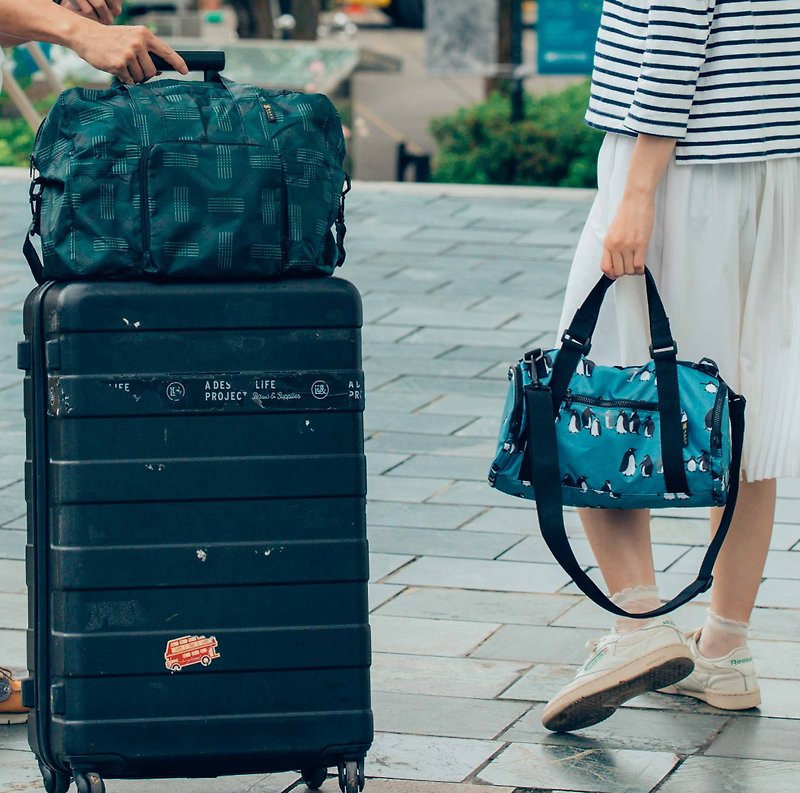 Travel combination package optional 2-in lightweight side backpack/storage bag/foldable portable shoulder bag - Messenger Bags & Sling Bags - Other Materials 