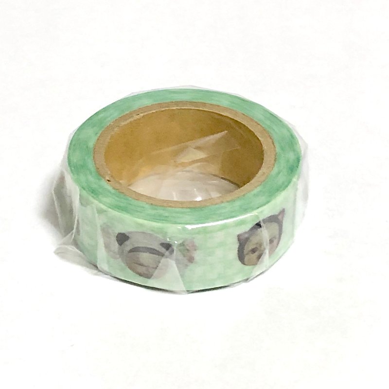 Masking tape / Let's go Sadayuki series - มาสกิ้งเทป - กระดาษ สีเขียว