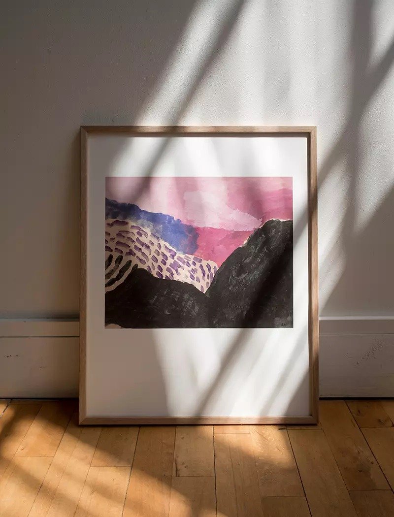 Isis Maakestad - 瑞典藝術家設計海報 LANDSCAPE POSTER - 海報/掛畫/掛布 - 紙 多色